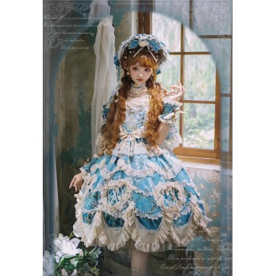 Bramble Rose Antique Cake Apricot Tree Classic and Tea Party One Piece(Reservation/Full Payment Without Shipping)